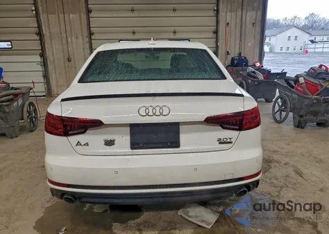 2018 Audi A4 Premium Plus from USA, damaged, VIN WAUENAF42JA141975
